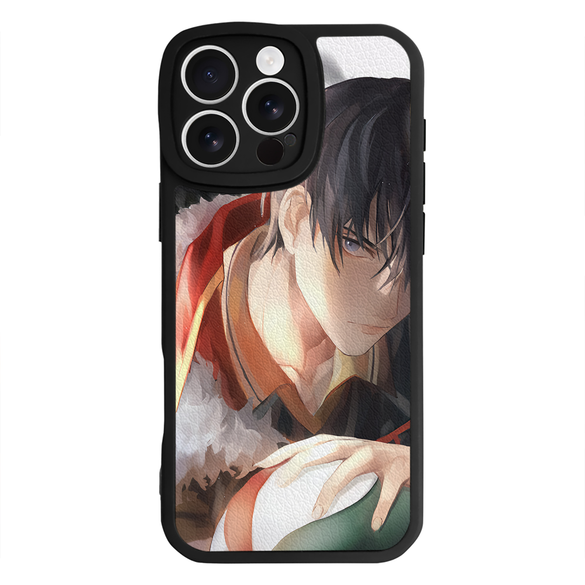 （画像用） ハイキュー!! Haikyu!! 【iPhone 16シリーズ対応】シリコンスマホケース（レザー調） 材質：シリコン
